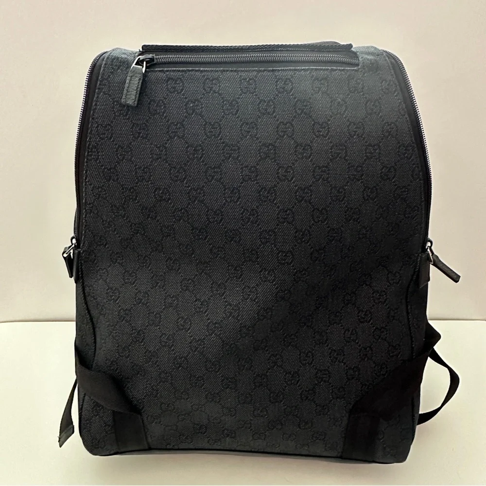 BRAND NEW Gucci GG Black Canvas Men’s Backpack Large